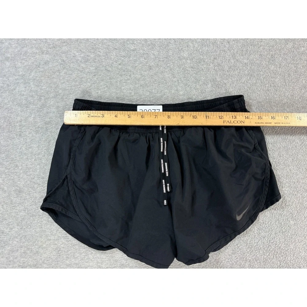 Nike Dri Fit Lined Light Weight Running Shorts (Women's Medium) Black - 3